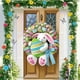 thumbnail image 1 of Cortina de puerta de Pascua adecuada para grandes suministros de fiesta, decoración de pared de jardín, fondo de decoración navideña, 1 of 5