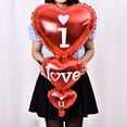 thumbnail image 3 of 98cm Je t'Aime Ballon Coeur Forme Valentines Jour Mariage Fête Décoration, 3 of 8