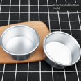 thumbnail image 3 of Wholesale Aluminum Round Cake Pans with Fixed Bottom - 4-10 Inch Sizes for Baking, Durable & Portable, Ideal for Bakeries and Frequent Bakers (8 Inch Included), 3 of 5