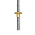 thumbnail image 5 of Jiandong T8 Lead Screw 2x 300mm Stainless Steel Threaded Rod Leadscrew with Nut for 3D Printer(11.81X0.31X0.31Inch), 5 of 11