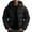 Black, variant on Jacket Men Heavyweight Warm Winter Coats Windproof Thermal Insulated Jackets Thick Down Outwear with Pockets Gray M