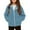 nz1023_F-Blue, variant on SGMVNU Girls Boys and Toddlers Polar Full-Zip Jacket With Pockets for Children 5-18 Years, Long Sleeve Fall Spring Coat for Fall Winter,Beige,6-7 Years