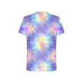 thumbnail image 5 of Yertdoel Mens T-shirts Watercolor Print Short Sleeve Crew Neck T-Shirts Comfortable Breathable Hawaiian Beach Vacation Summer Outdoor Casual Shirts, 5 of 5