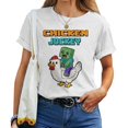 thumbnail image 1 of Chicken Jockey Zombie Pixel Apparel T-shirt-M, 1 of 2