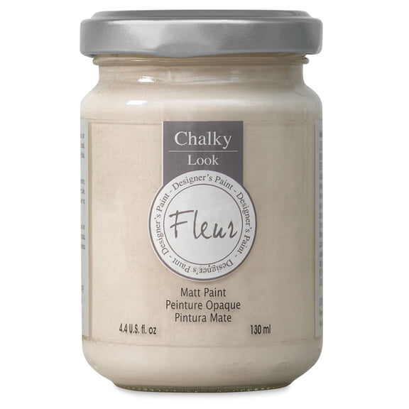 Fleur Chalky Look Paint - Taupe Sophistication, 4.4 oz jar