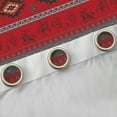 thumbnail image 4 of Homewish Red Triangle Aztec Curtains Pack of 2 (42x84 Each), Western Hippie Bohemian Curtains Blackout, Tribal Cowgirl Cowboy Bedroom Curtains, Living Room Curtains Decor, 4 of 6