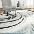 thumbnail image 6 of Home Dynamix Boho Odette Abstract Swirl Area Rug, Grey/Blue, 5'2"x7'2", 6 of 6
