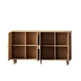 thumbnail image 6 of 62.20"Elegant and Functional 4-Door Rattan Decorative Storage Cabinet,for Bedroom,Living Room,Office,Easy Assembly(Same SKU:W757P190066), 6 of 9