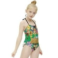 thumbnail image 5 of Animal Crossing Girls One Piece Swimsuits Quick Dry Bathing Suit Swimwear Swimming Suit 9-11Y(140cm), 5 of 8