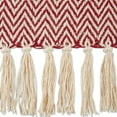 thumbnail image 3 of Barn Red Handloom Chevron Throw, 3 of 3