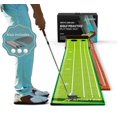 thumbnail image 1 of Alfombrilla de golf SPORTSIE Golf de 9.5 pies con devolución de pelota, 3 putter, 1 of 8