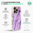 thumbnail image 4 of French Violet - iPhone 16 Pro Max Étui Pare-Chocs Transparente MagSafe, iPhone 16 Pro, 4 of 7