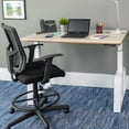 thumbnail image 2 of Stand Up Desk Store Programmable Electric Ergonomic Standing Desk (White Frame/Antique Birch Desktop, 48” Wide), 2 of 7