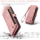 thumbnail image 5 of Funda para Samsung A55, tarjetero a prueba de golpes, magnética, 2 en 1, con cremallera desmontable, funda tipo cartera para Samsung Galaxy A55 5G, de cuero TPU antiarañazos, 5 of 8