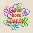 thumbnail image 2 of CafePress - Live Love Dance Tote Bag - Unisex Canvas Tote Bag, Beige, 1-Piece, 2 of 6