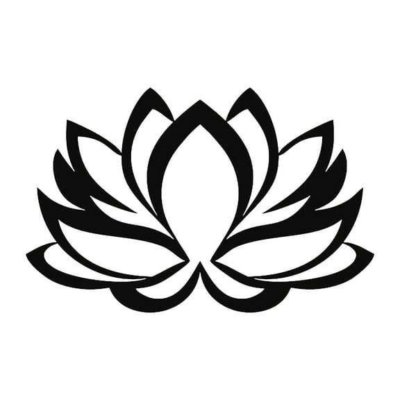 🪷​SDcart Serene Lotus Flower Metal Wall Decor - Zen Floating Bloom Laser Cut Panel for Spa Bathrooms, Yoga Studios & Peaceful Nature Inspired Spaces​