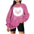 thumbnail image 1 of 2023 Chandail en Molleton Mode pour Femmes 50 % de Réduction Liquidation Impression Journée du Lait Décontracté Manches Longues Léger Ample Pull, 1 of 3