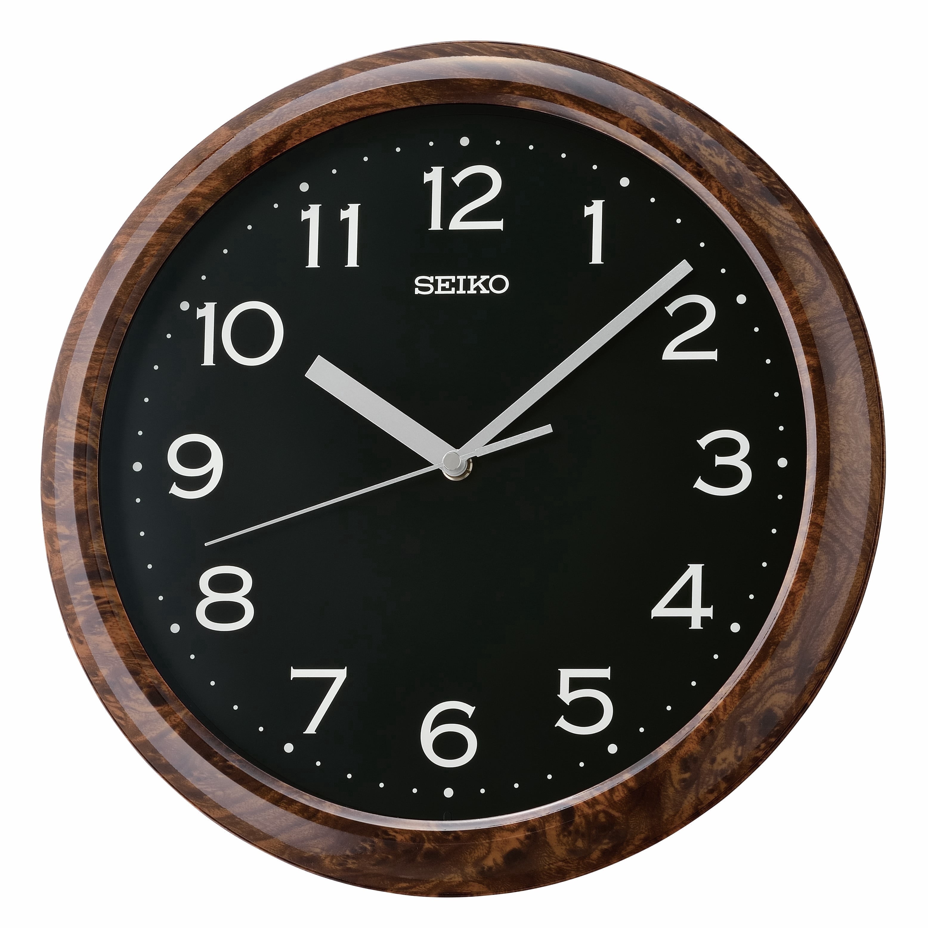 Seiko 10.25-in Glow in the Dark Wall Round Wall Clock Quartz