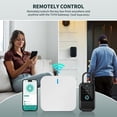 thumbnail image 4 of Moquin Smart Lock Box for House Keys, Fingerprint Lockbox Bluetooth Key Box with 5 Unlock Ways Fingerprint, App Control, Access Card, Passcodes, Manual Key for Airbnb &, 4 of 9