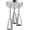 Chrome, variant on Delta: H2Okinetic Pendant Raincan Shower Head