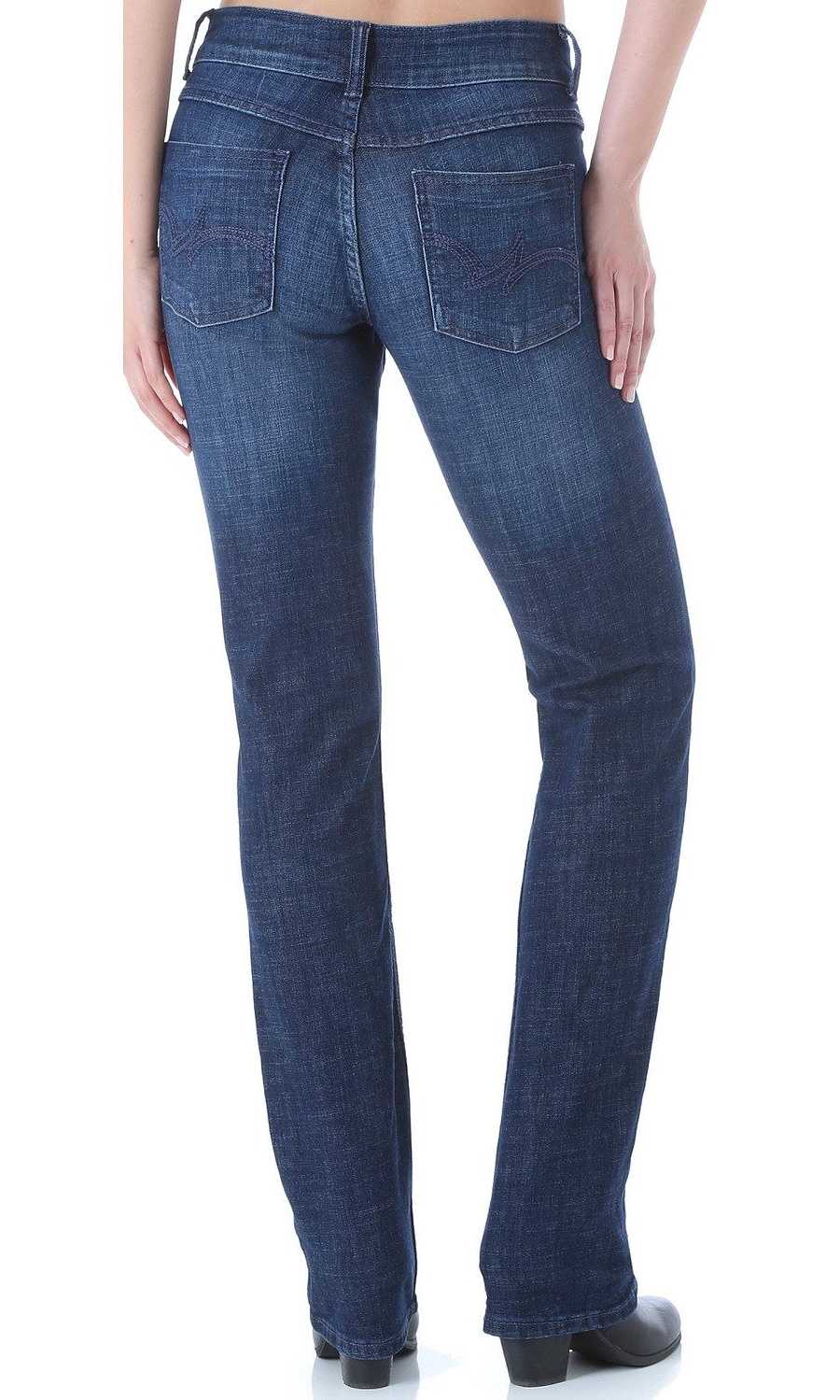 wrangler straight leg womens jeans