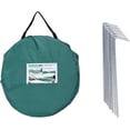 thumbnail image 4 of GCCP 47.2x47.2x74.8in Green Pop Up Shower Tent 98% UV Protection Instant Privacy Portable For Camping Beach Fishing, 4 of 5