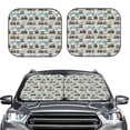 thumbnail image 2 of Lukts Transport Train Print 2 Piece Car Sun Shade Windshield,Foldable Car Shade Front Windshield with Keeps Your Vehicle Cool-Medium, 2 of 6