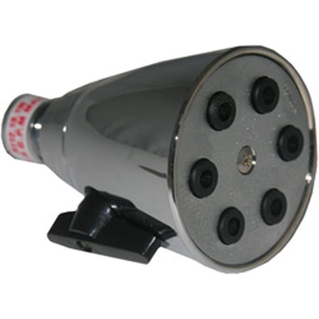 Lasco Fittings Showerhead Speakman Style - Adjustable 6 Jet Spray, Chrome Plated Brass
