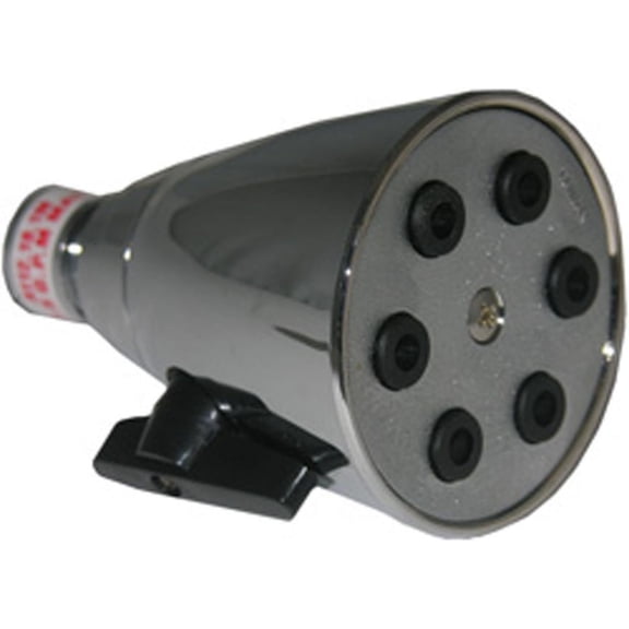 LASCO 08-2295 Style Shower Head with Adjustable Six Jet Spray, Chrome Plated Brass