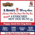 thumbnail image 2 of S.Rosen's Mary Ann Hot Poppy Seed Dog Fresh Buns 15 oz., 8 Count, 2 of 5
