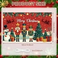 thumbnail image 2 of Festive Design Merry Christmas Decorative Banner Nutcracker Theme Holiday Backdrop for Winter Celebration Indoor Decoration Kids Party, 2 of 9