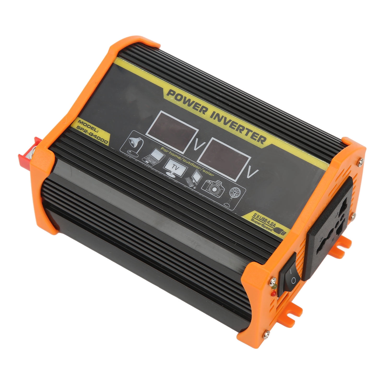 Inversor De Onda Modificada, Pantalla LED De Inversores De Coche ...