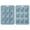 Blue, variant on 8x6inch 9-Cavity Cat Shaped Silicone Mold for Ice Cubes Chocolate and Pudding Premium Food Grade Non-Stick Flexible Baking Tray for DIY Treats