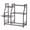 Black, variant on Lanzxjv Garden Tool Organizer with Lockable Wheels, Heavy-Duty Yard Tools Rack for Garage, Shed, Garden, Utility Stand Rack for Rakes Brooms Shovels, Long-Handled Tools