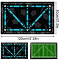 thumbnail image 3 of Football Training Practice Mat with Rebound Belt & Tote Bag Improves Ball Control Speed & Strength Agility Drills Enhance Footwork Anti-Slip Silent Design for Indoor/Outdoor Practice（32x48), 3 of 5