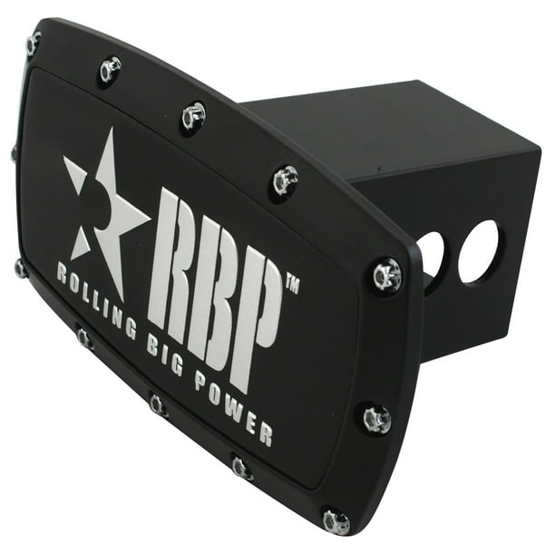Hitch Cover, Black Label Aluminum Rbp Trailer Truck Tow Receiver Hitch