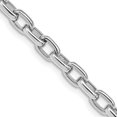 thumbnail image 4 of 14K White Gold 5mm Fancy Link Chain, 4 of 5