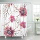thumbnail image 1 of ABPHQTO Acuarela Floral Mano Brillante con Flores Exóticas Ramas de Árboles y Flechas Tribales Juego de Cortinas de Ducha de Baño Impermeables 165x180 cm ABPHQTO PKNMT66x72Shower-10396, 1 of 2