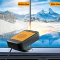 thumbnail image 5 of Portable Car Heater 200W Fast Heating Car Heaters For Vehicle 12V Car Heater That Plugs Into With 360° Rotatable Base 2 In 1 Heating/ Function, 5 of 9