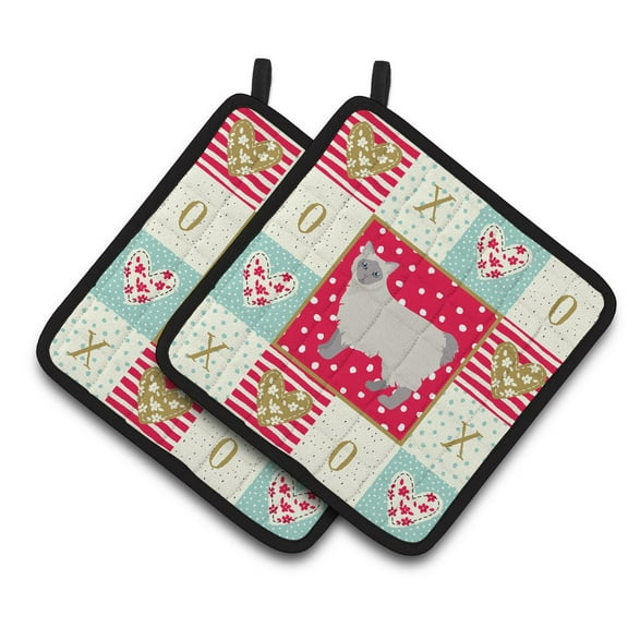 Owyhee Bob #1 Cat Love Pair of Pot Holders