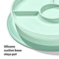 thumbnail image 5 of OXO Tot Baby and Toddler Stick and Stay Suction Divided Plate for 6+ Months, Opal, 5 of 7