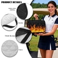thumbnail image 6 of Psesaysky Golf Cart Seat Covers with Extra Handle, Portable Golf Seat Towel Blanket, Non-slip Back, All Seasons Fit for EZGO, Yamaha, Club Car Front Seats, Fire Pattern, 6 of 8