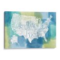 thumbnail image 1 of Cuadro decorativo - Patchwork Usa, Grace Popp 120x80 Canvas Lab Mapas, Americana, 1 of 2