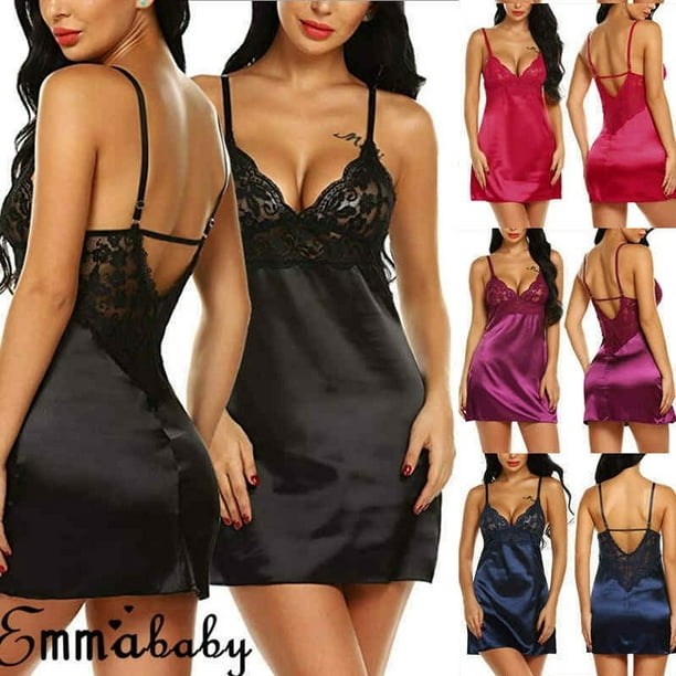 Lolmot Sexy Women Lingerie Perspective Outfit Dress Temptation Babydoll  Underwear Sleepwear Underdress Suit