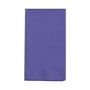2 Ply 1/8 Fold Dinner Napkins Bulk Purple - Pack of 100,2 Packs