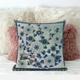 thumbnail image 4 of Glory of Flowers Peacock Indoor/Outdoor Pillow with Removable Cover in Light Green Brown20x20, 4 of 6