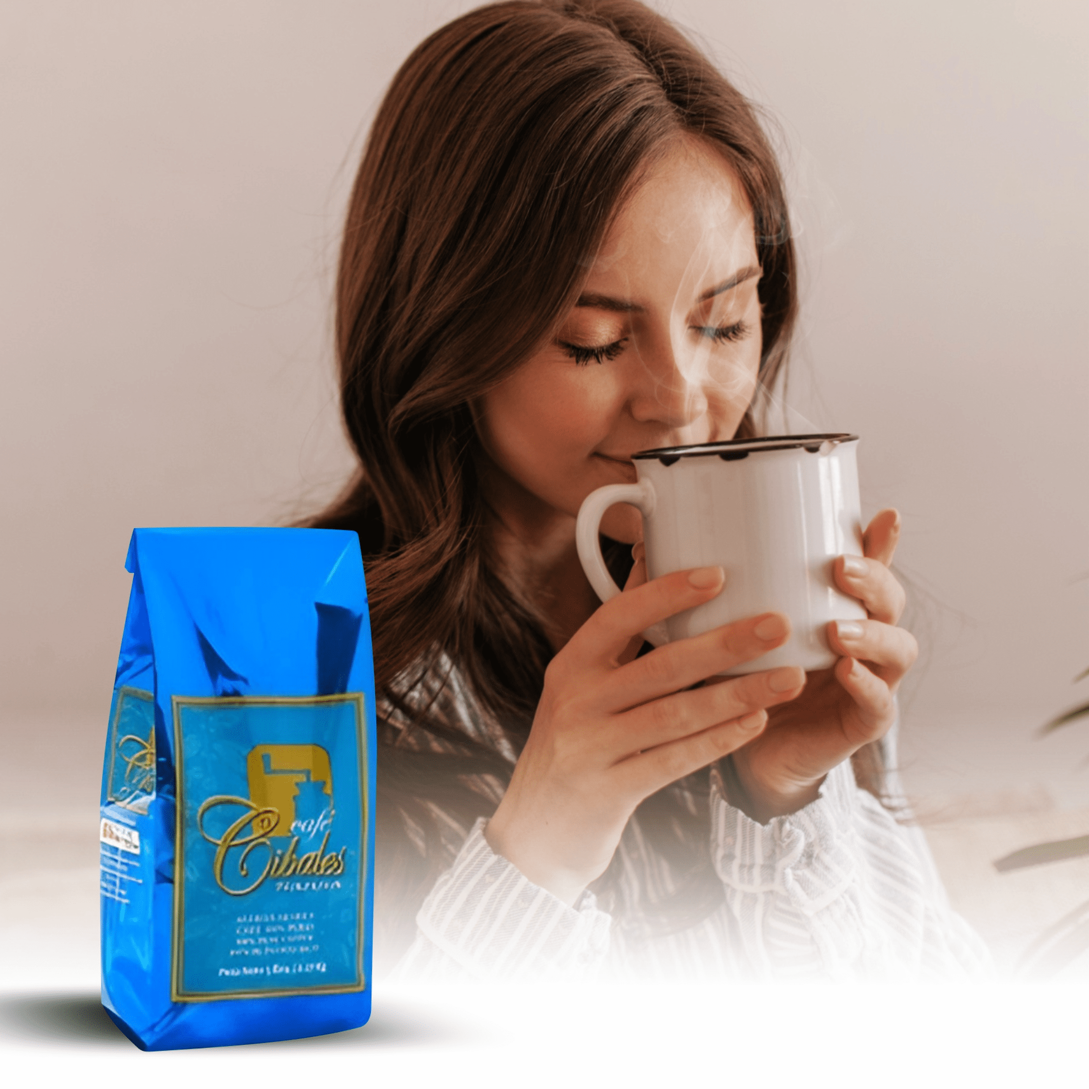 Café Cibales, Special Ground Coffee, 100% Arabica Coffee Grown in Puerto Rico, 12 OZ.