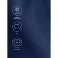 thumbnail image 4 of Champion Men’s Powerblend Crewneck Sweatshirt with “C” Logo, Standard Unisex Fit, Midweight Fleece, Sizes S-4XL, 4 of 9