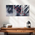 thumbnail image 2 of Elephant Stock Red Epic Airplanes Wall Art - Horizontal Multi Panel Canvas - Living Room Wall Decor - Transportation Multi Panel - White And Blue Decor - 26" x 12", 2 of 4