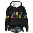 thumbnail image 4 of JJHGVB Winter Sweatshirts for Women Mardi Gras Shirt Womens Hoodies Pullover Thermal Hoodies for Women Long Sleeve Hoodies for Women Mardi Gras Tee Shirts for Women Mardi Gras Sequin Shirt Black L, 4 of 4